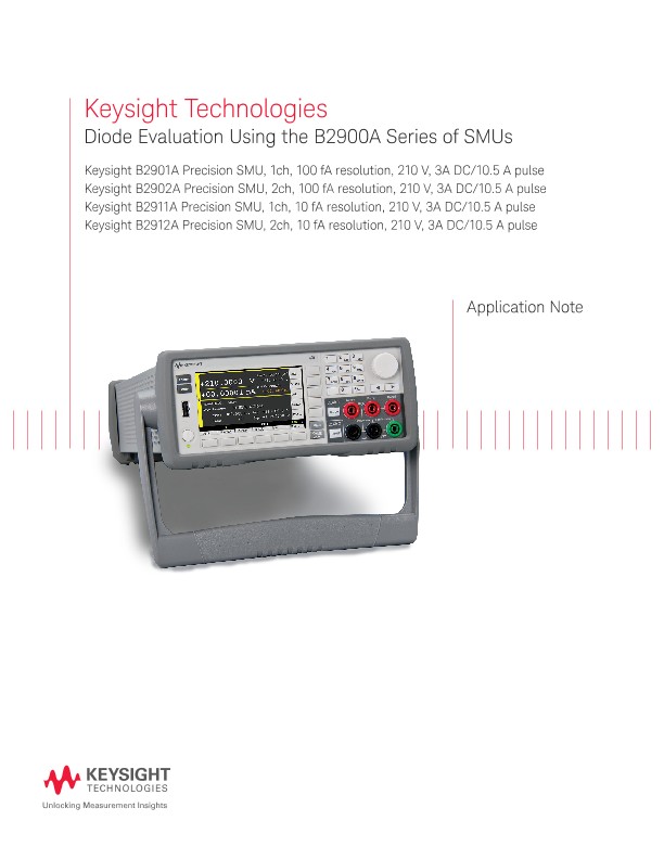 Diode IV Evaluation Using the B2900A Series of SMUs PDF Asset Page